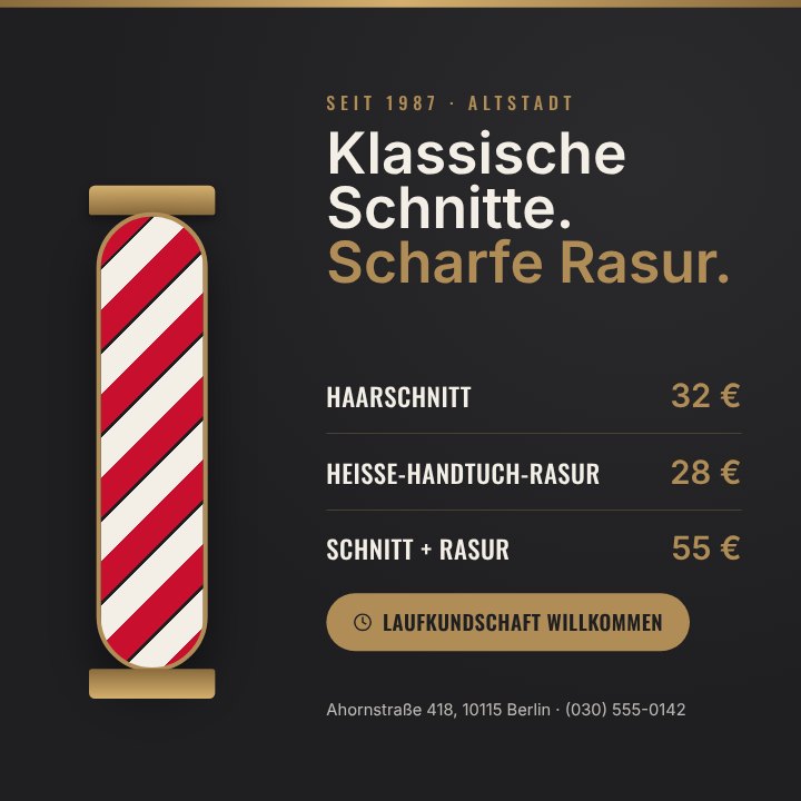 Barbershop promo