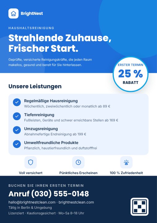 Cleaning service flyer