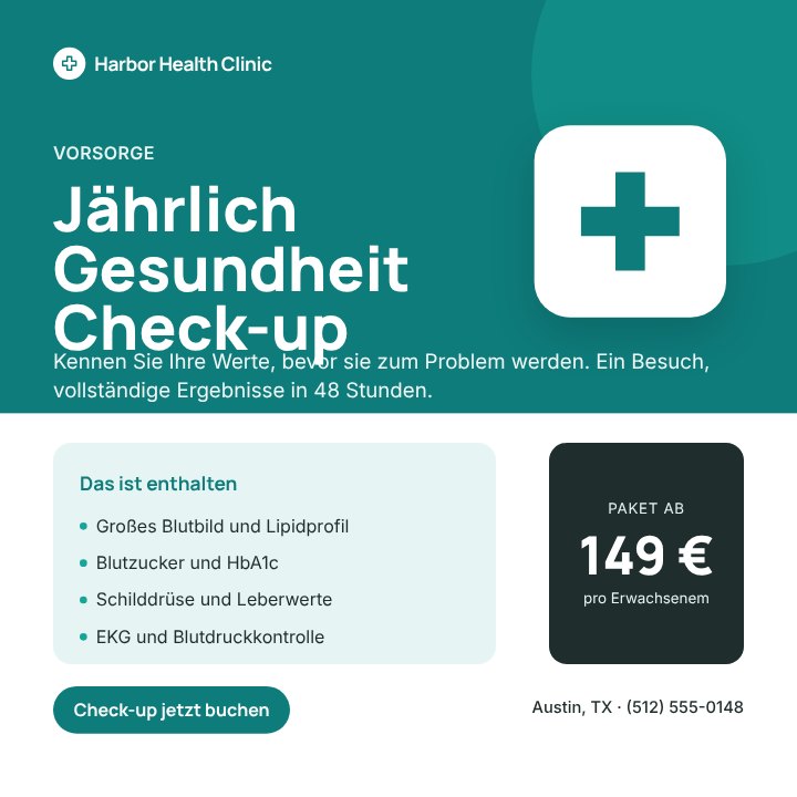Health check-up package