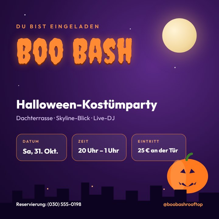 Halloween party