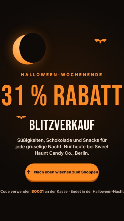 Halloween sale story