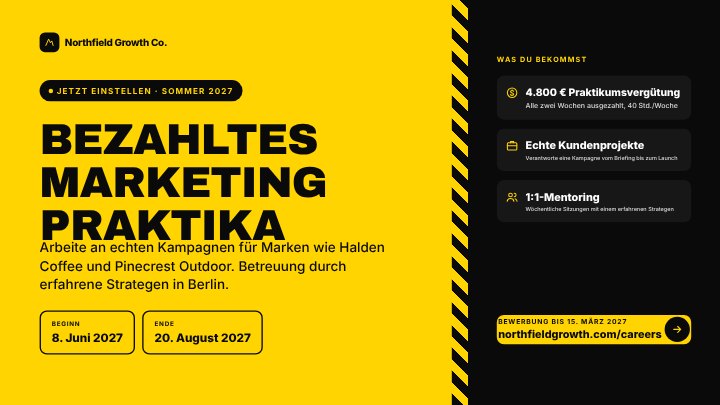 Internship open