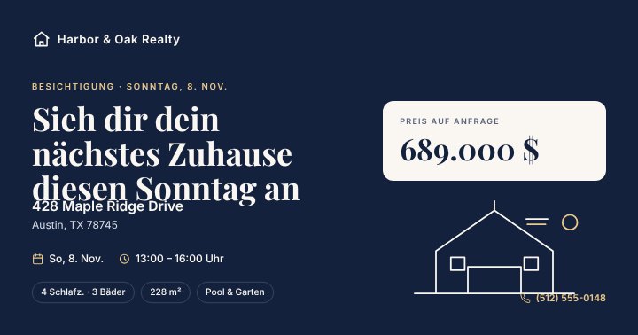 Open house post