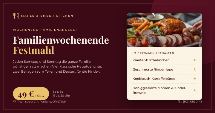Restaurant special