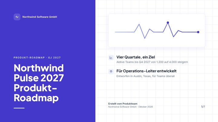 Product roadmap slide