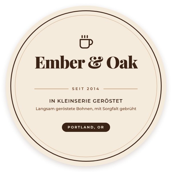 Brand sticker