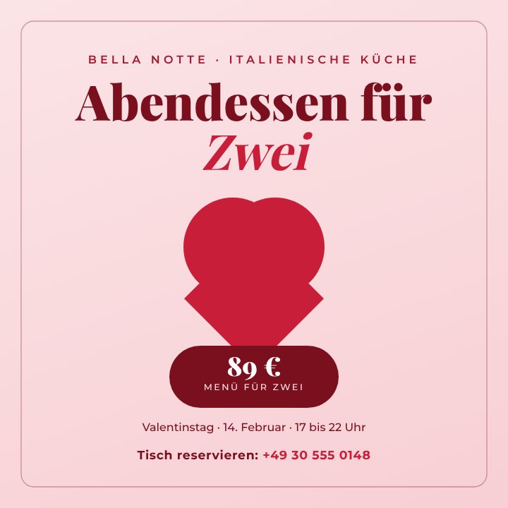 Valentine's promo