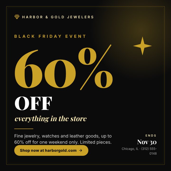 Black Friday sale