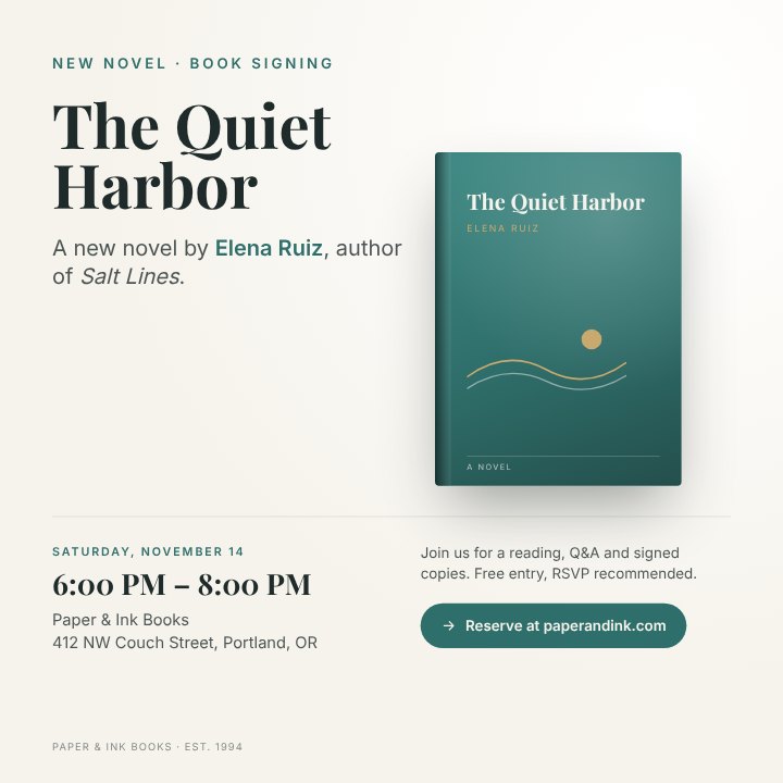 Book launch post