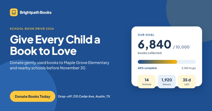 Charity drive
