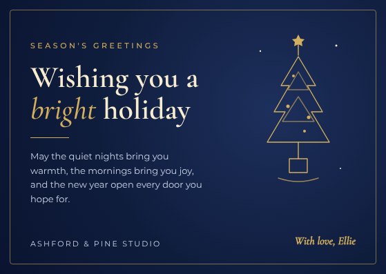 Christmas card