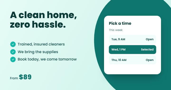 Service promo post