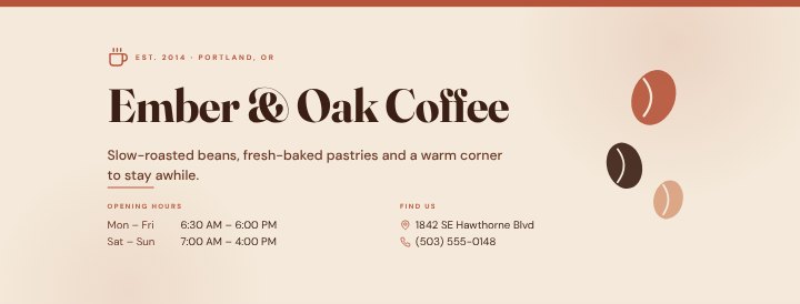 Café Facebook cover