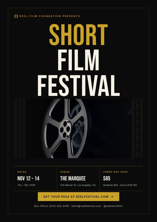 Film festival poster