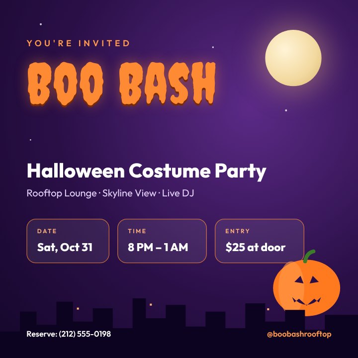 Halloween party