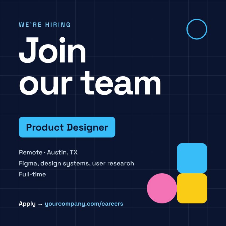 We're hiring