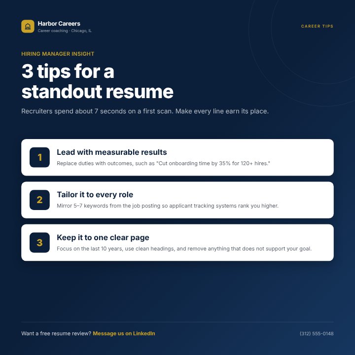 Career tips