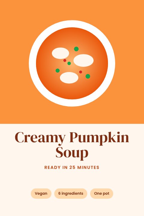 Recipe pin
