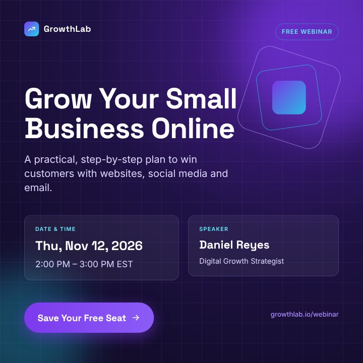 Webinar invite