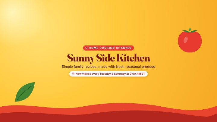 Cooking channel banner