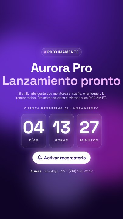 Launch countdown