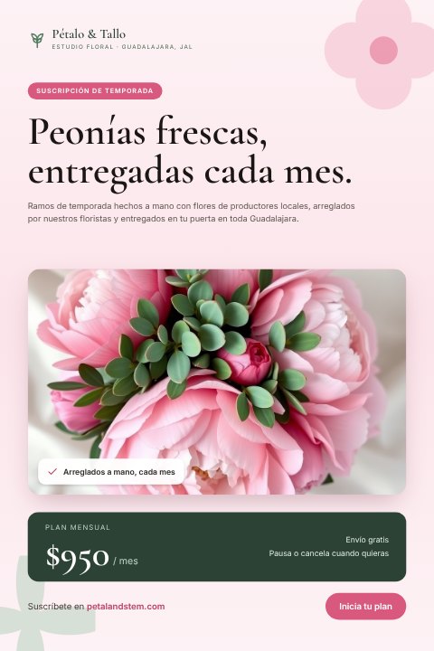 Florist bouquet pin