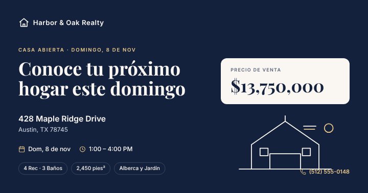 Open house post