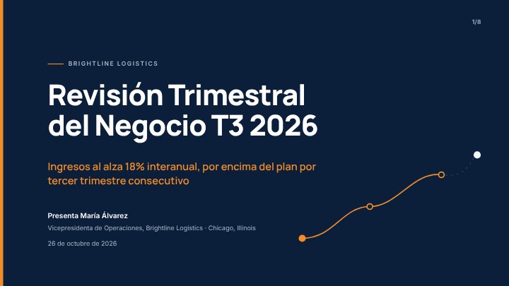 Presentation title slide