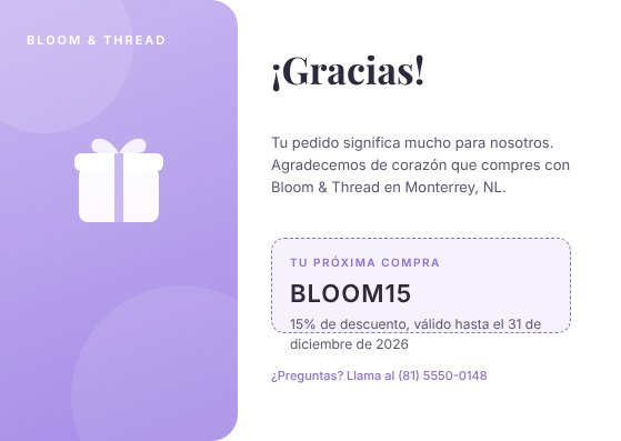 Thank you card