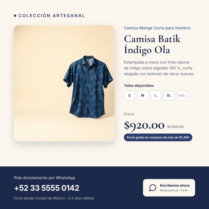 WhatsApp catalog item