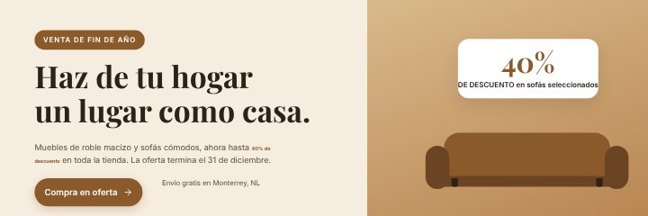 Website sale banner