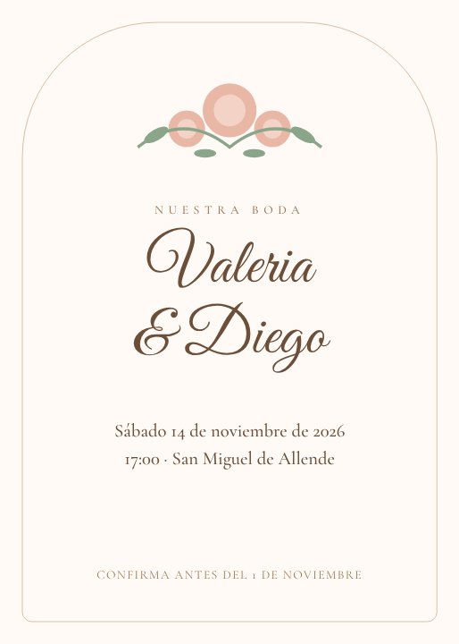 Wedding invitation