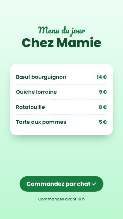 WhatsApp menu status