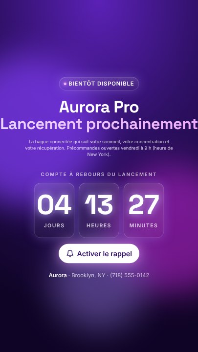 Launch countdown