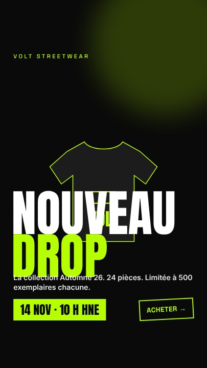 Fashion drop cover