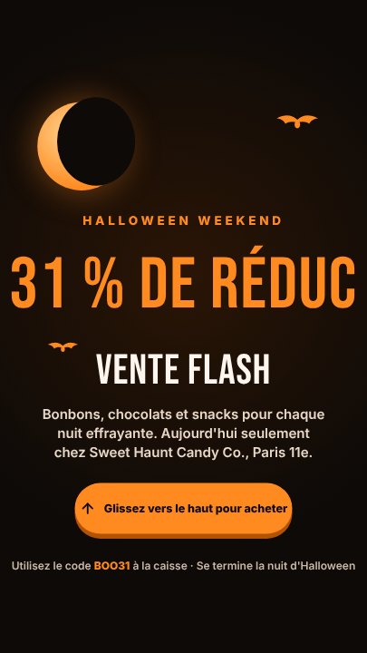 Halloween sale story