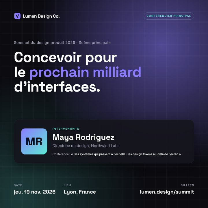 Conference speaker