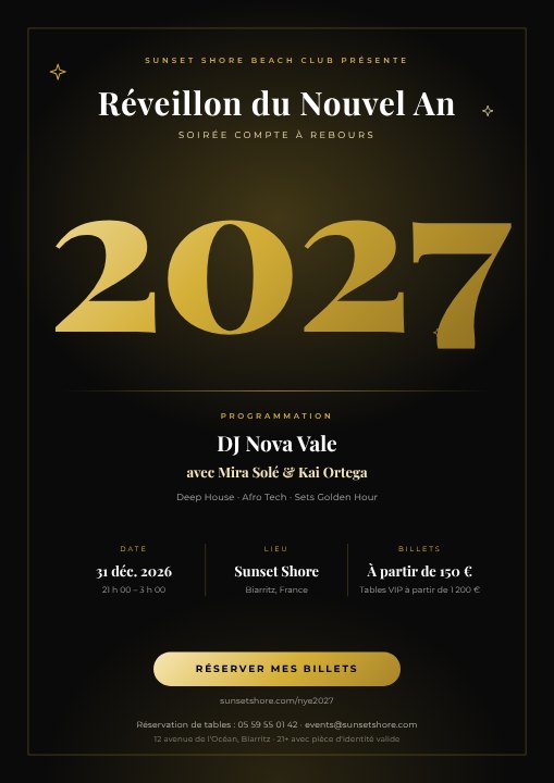 New Year's Eve poster