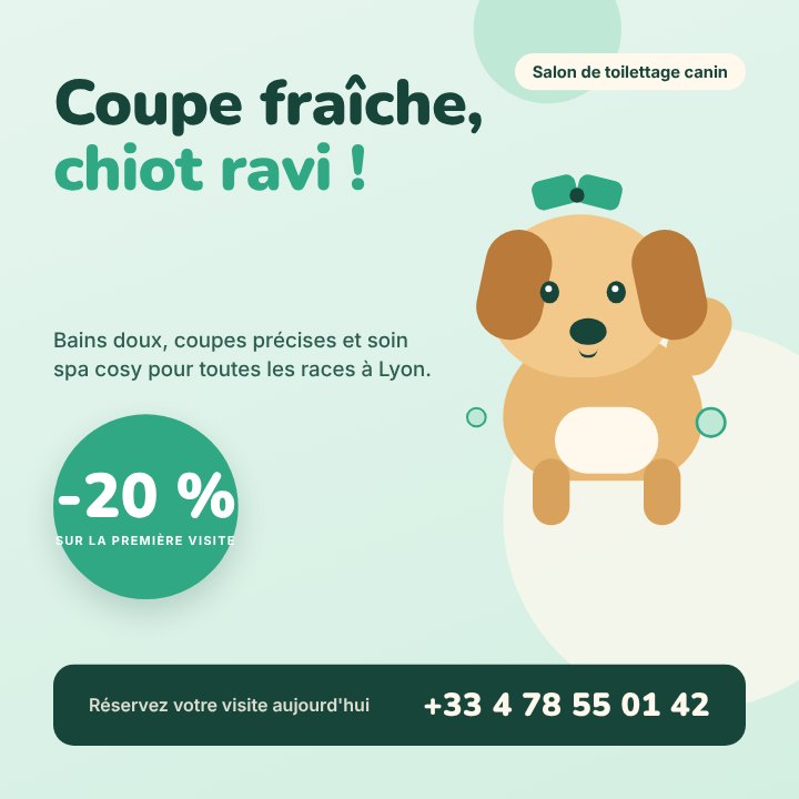 Pet grooming promo