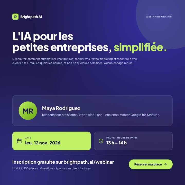 AI webinar invite