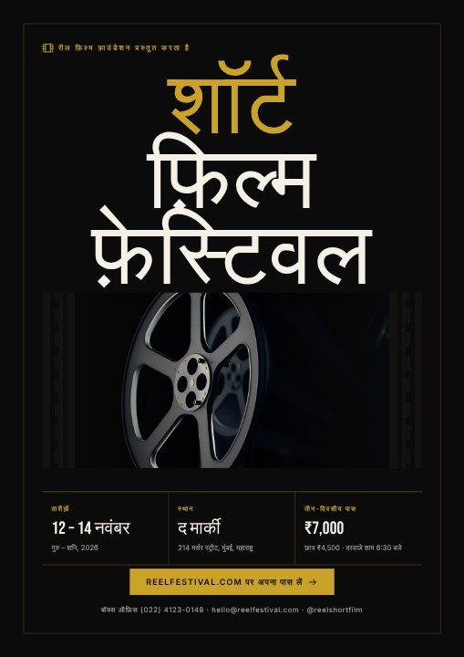 Film festival poster