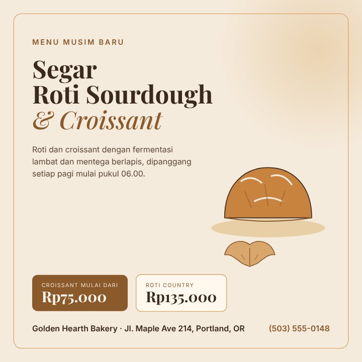 Menu baru toko roti