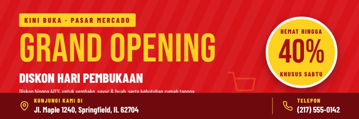 Spanduk grand opening