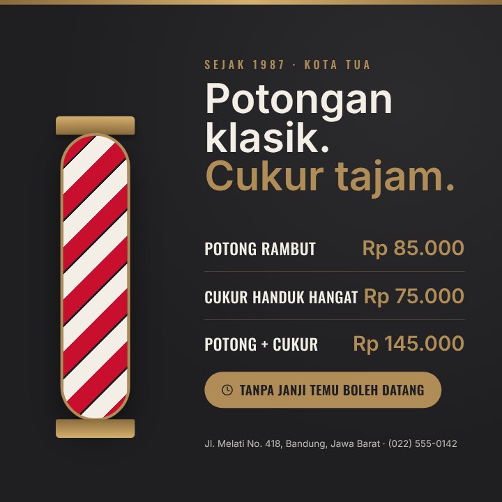 Promo barbershop