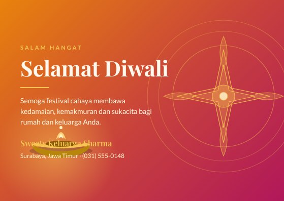 Kartu ucapan Diwali