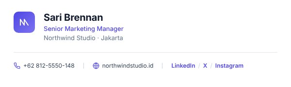 Tanda tangan email