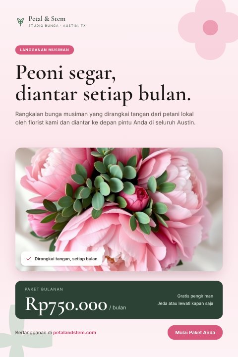 Pin buket florist