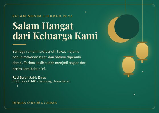 Kartu ucapan hari raya
