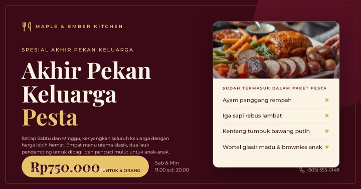 Menu spesial restoran