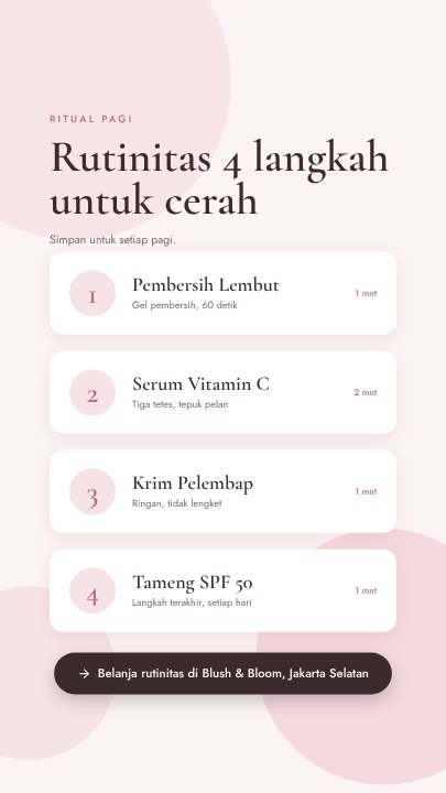 Story rutinitas skincare